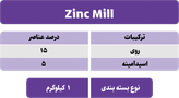 روی آمینو میلتار (Zinc Mill) – ۱۵٪ روی + ۵٪ آمینواسید – ۱ کیلوگرم عنوان انگلیسی