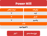 کود مایع کامل پاور میل (Power Mill) – NPK 7-7-7 + آمینواسید – حجم 1 لیتر